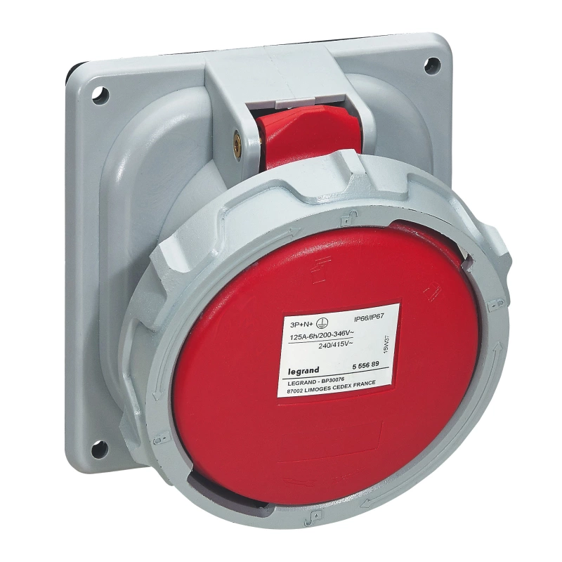 Роз.встр.125А 3К+H+З 380В IP67 Роз.встр.125А 3К+H+З 380В IP67