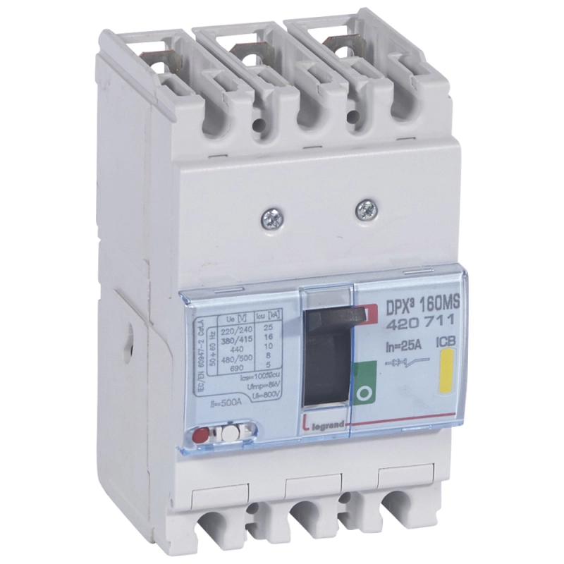 DPX? 250ER - МОТОР 3P 25A 16kA DPX? 250ER - МОТОР 3P 25A 16kA