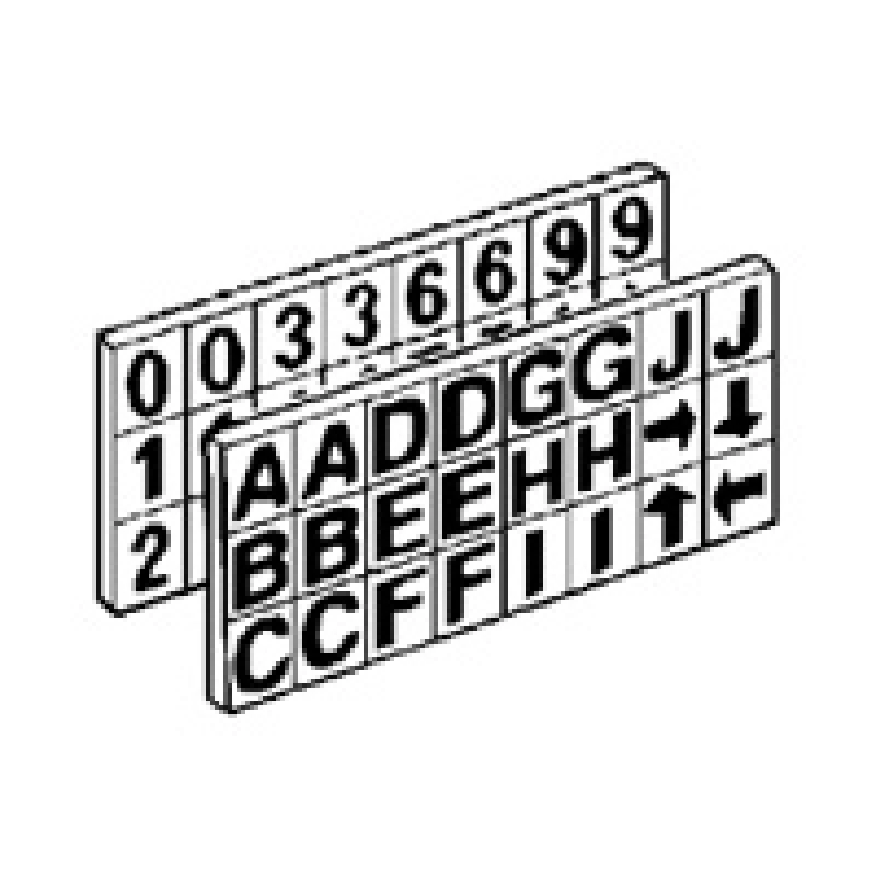 ������� Mosaic ����� �� 0 �� 9 � ����� �� A �� J