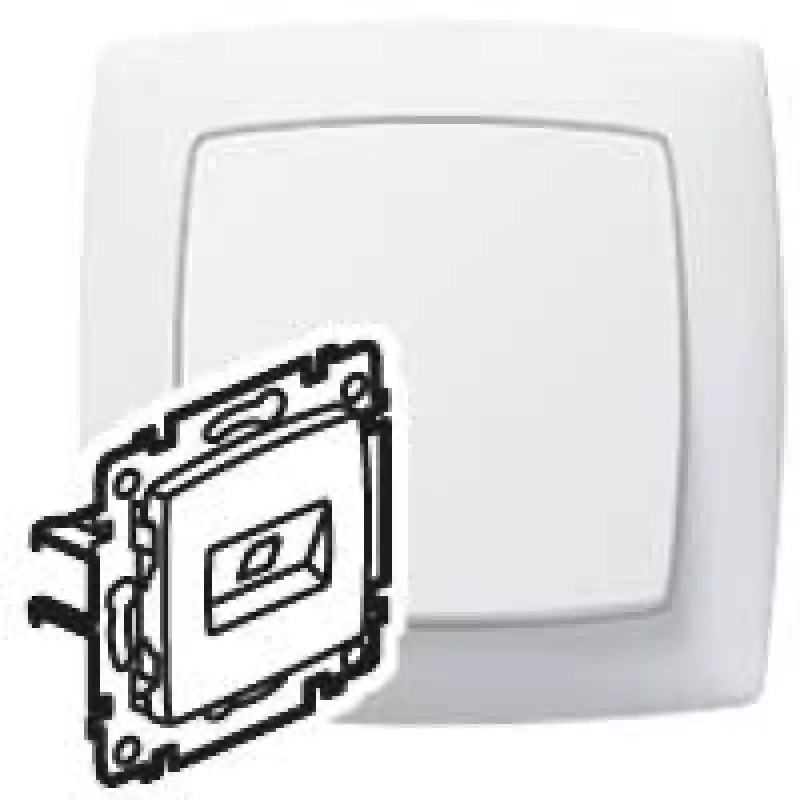 Розетка Suno 1хRJ45 Cat.5e UTP (белая) Розетка Suno 1хRJ45 Cat.5e UTP (белая)