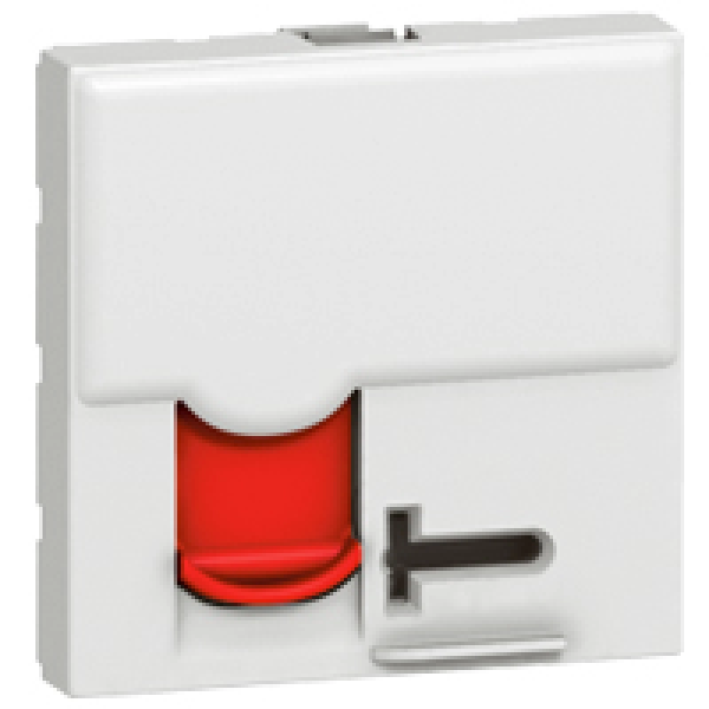 Розетка информационная Legrand Mosaic (белый) Розетка информационная Legrand Mosaic (белый)