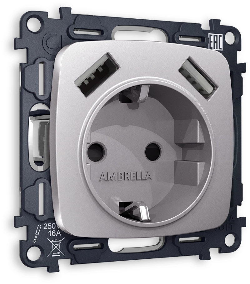     OMEGA MO509010   2USB A+A 18W 3000mA ( ) 180-220V/50Hz (5V3A, 9V2A, 12V1.5A)     16A-250V 50Hz 2P+E QUANT (OP5090, VM155)