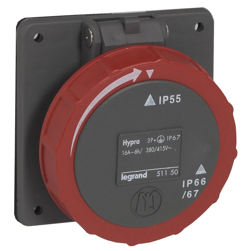 Роз.мод.HypIP67 4K+З 400v 16A Роз.мод.HypIP67 4K+З 400v 16A