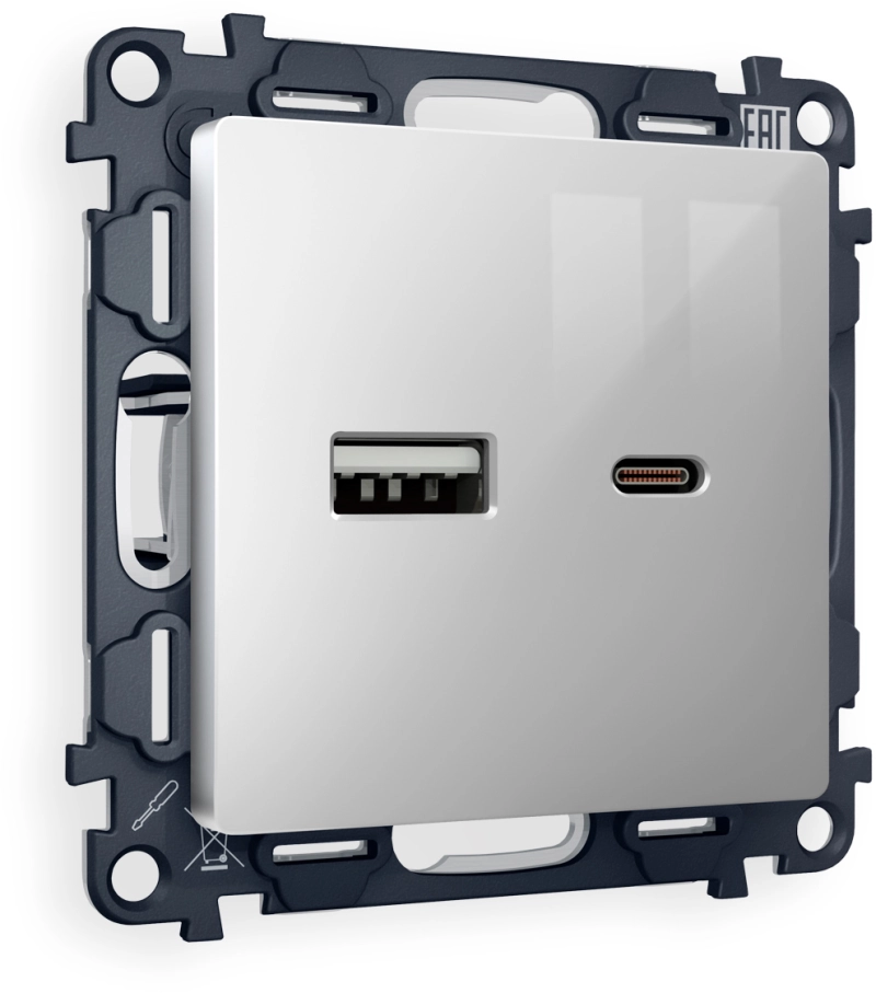   USB Ambrella Volt, USB A+C 20W 3000mA, 3A ( )