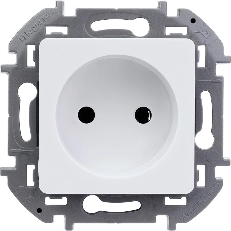 Розетка электрическая Legrand без заземления (Белый) Розетка электрическая Legrand без заземления (Белый)