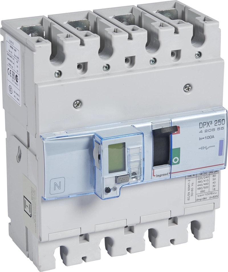 DPX3 электр 100A 50kA 4P DPX3 электр 100A 50kA 4P