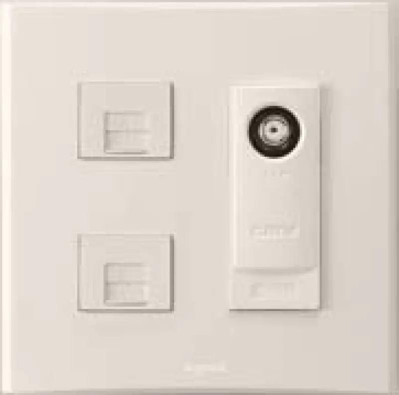 Anam Legrand Zunis Блок ТВ-розетка + телефонная RJ11 + компьютерный RJ45 (бежевый) Anam Legrand Zunis Блок ТВ-розетка + телефонная RJ11 + компьютерный RJ45 (бежевый)