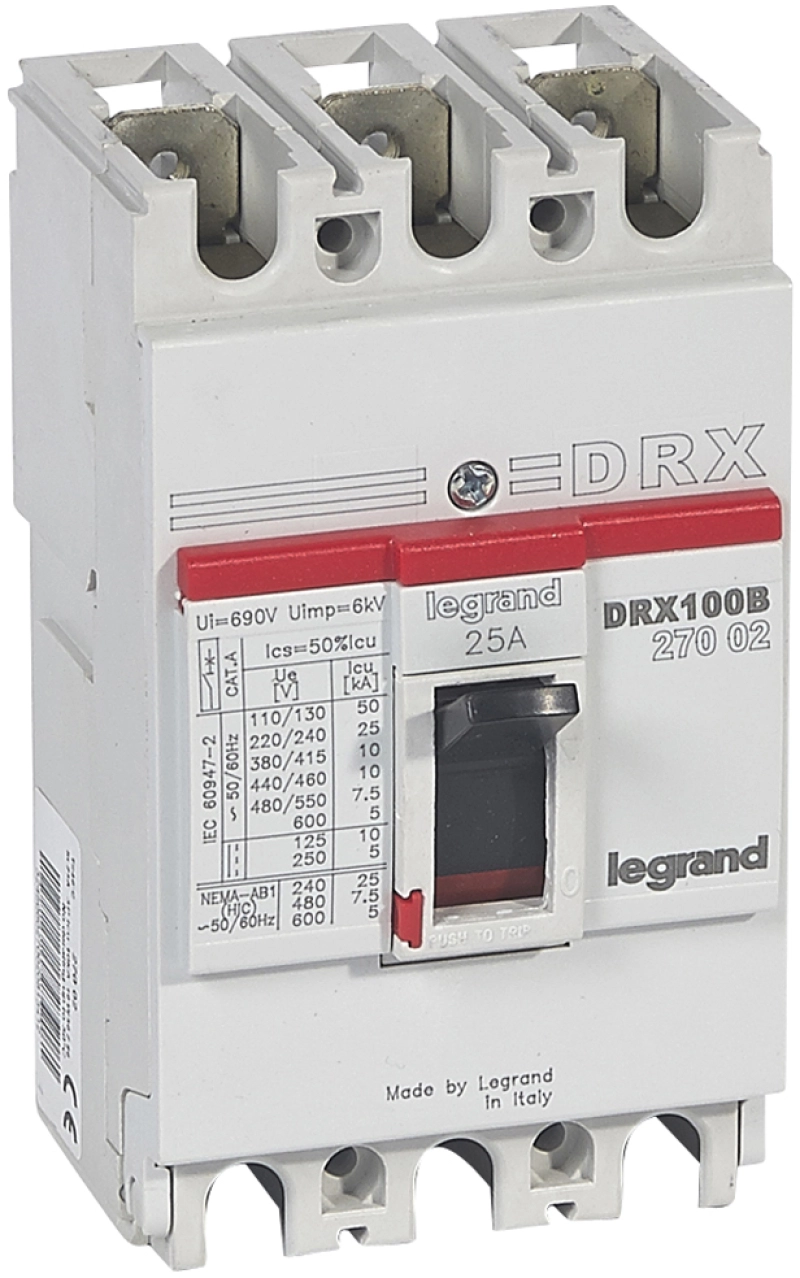DRX125 MT 25A 3П 10KA DRX125 MT 25A 3П 10KA