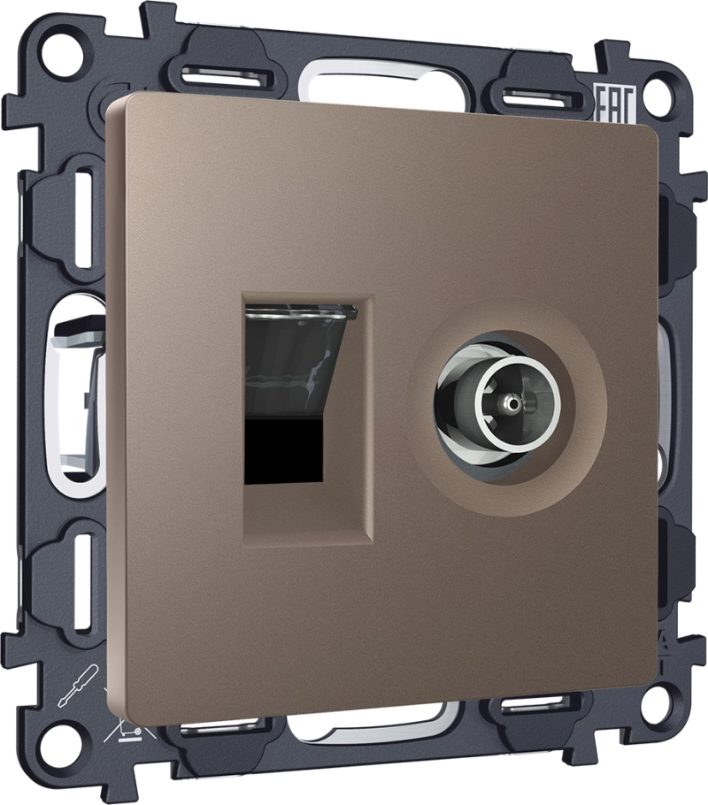  TV  +  RJ-45 CAT6 Ambrella ALFA (Ҹ )