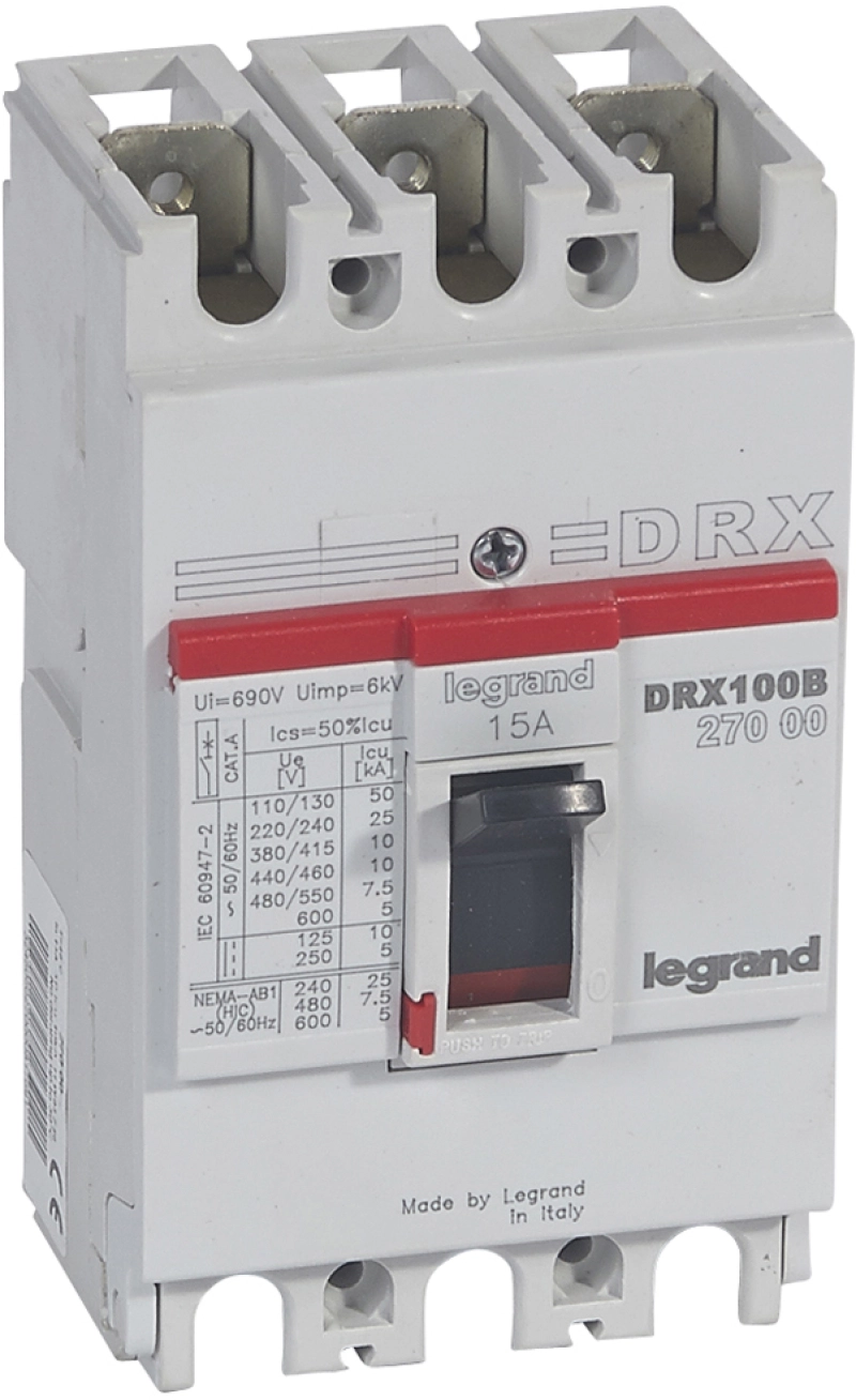 DRX125 MT 15A 3П 10KA DRX125 MT 15A 3П 10KA