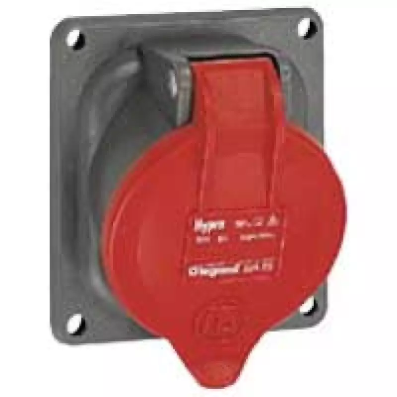 Розетка Hypra IP 44 (пластик) 2P+E 16A 380/415V~ 052222 Розетка Hypra IP 44 (пластик) 2P+E 16A 380/415V~ 052222