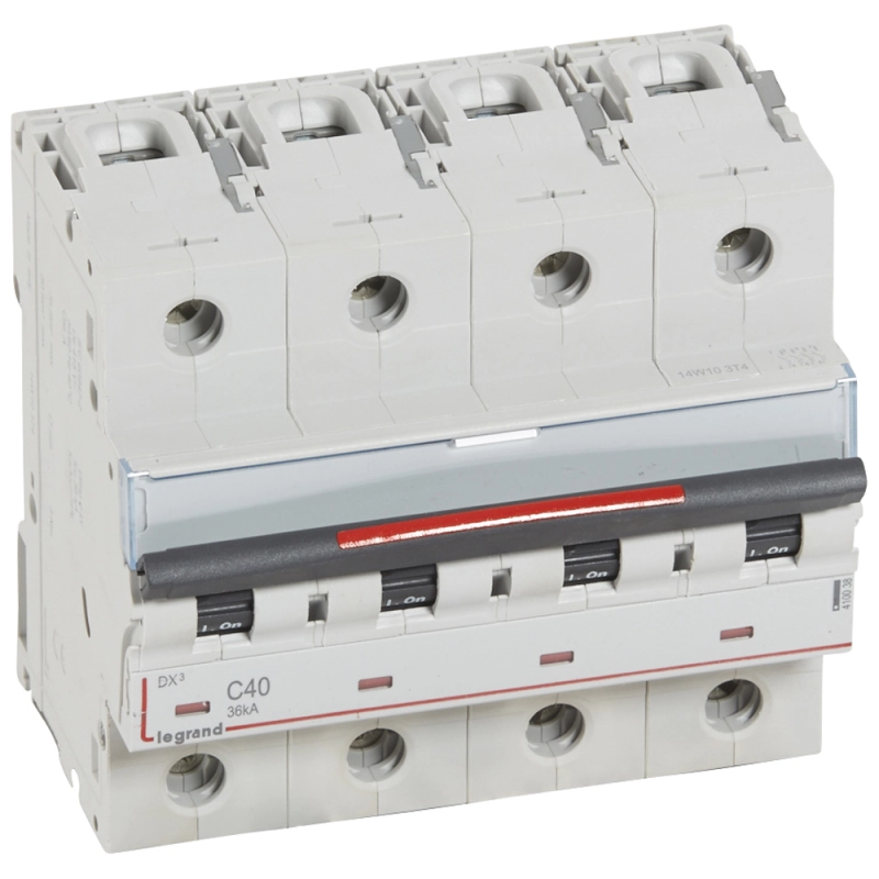 Автоматический выключатель Legrand DX3 - 3P+N - 40A - C - 36kA - 6M - 400В Автоматический выключатель Legrand DX3 - 3P+N - 40A - C - 36kA - 6M - 400В