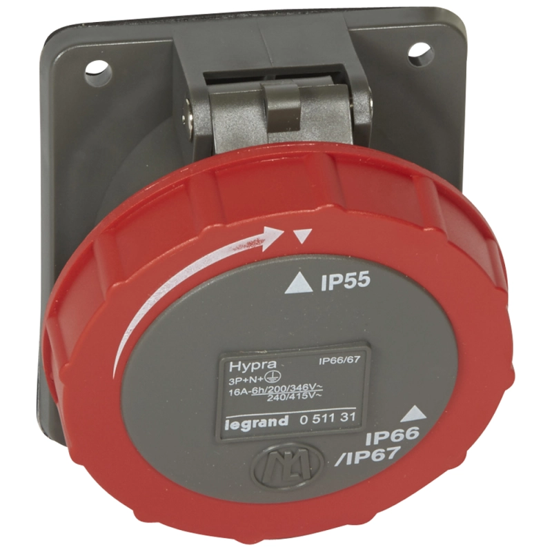Роз.Hypra IP67 4K+З 400v 16A Роз.Hypra IP67 4K+З 400v 16A
