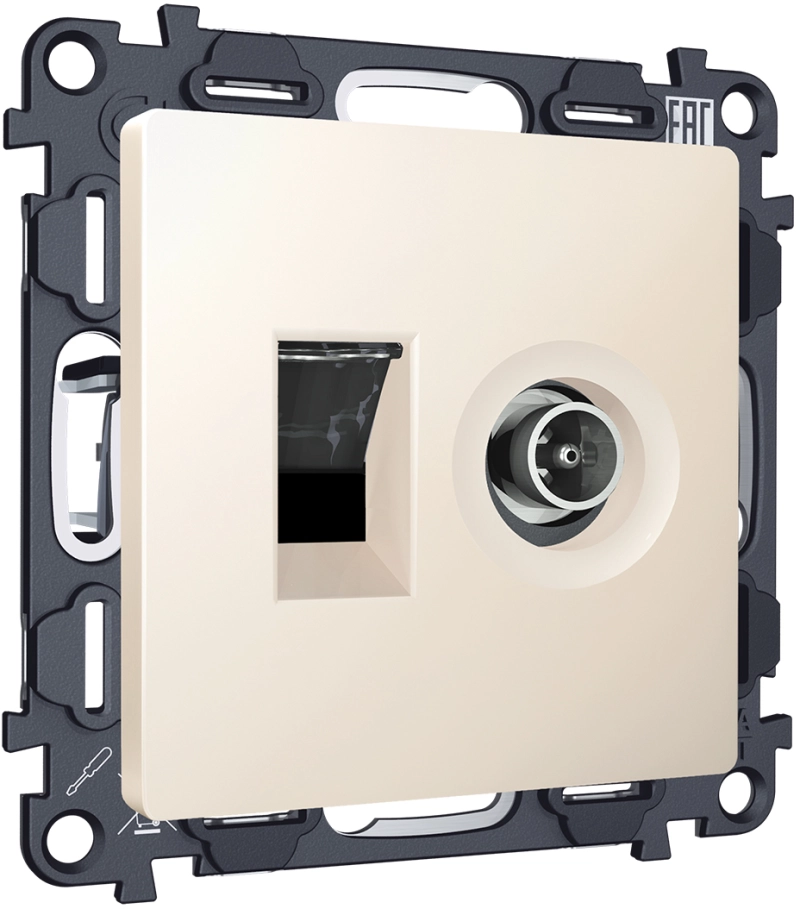  TV  +  RJ-45 CAT6 Ambrella ALFA ( )