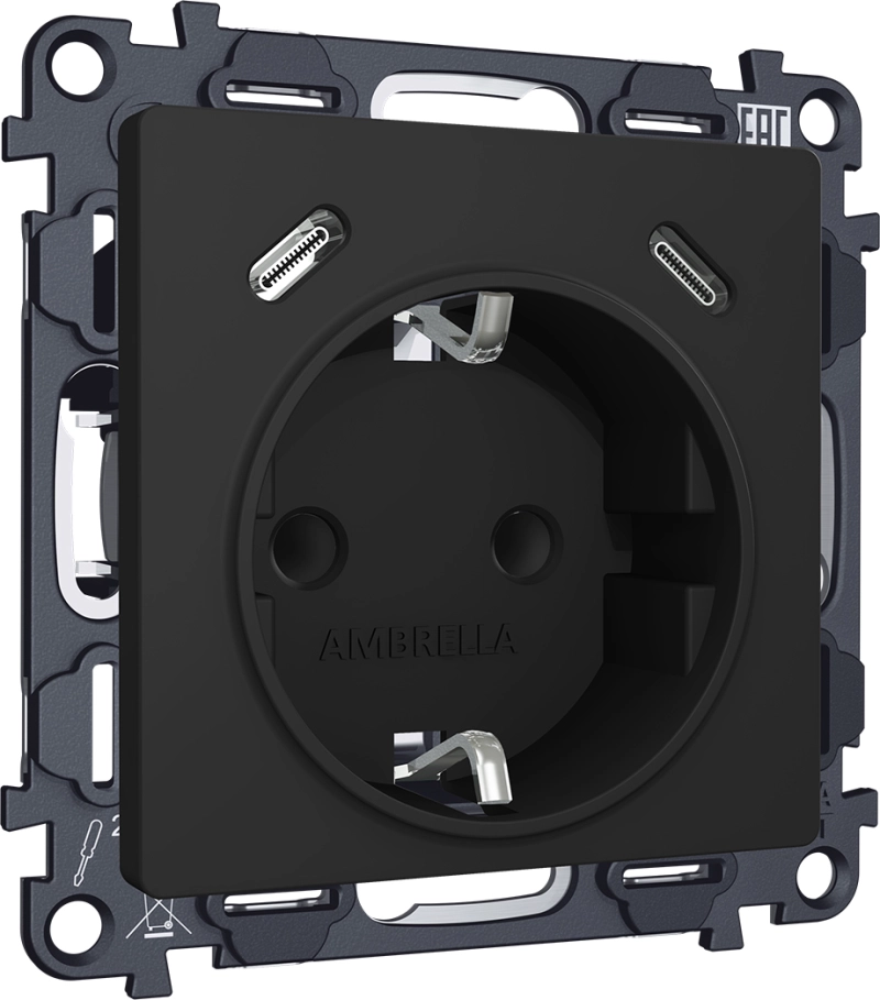     2USB +C 20W ( ) /    16A-250V ALFA MA810510   QUANT (AP8105, VM165)