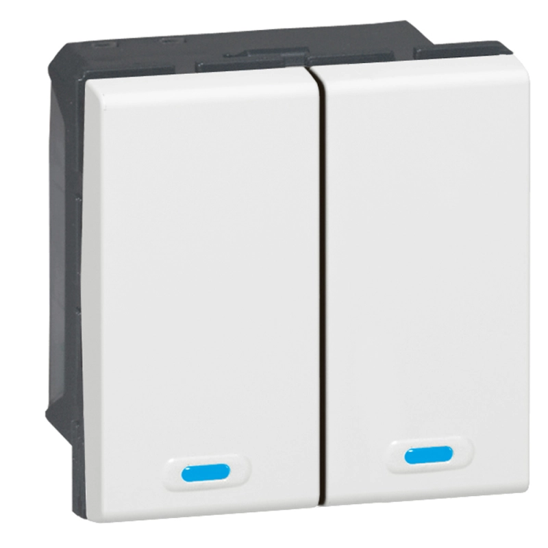 KNX MOS пульт-кнопка 2м.2кан. KNX MOS пульт-кнопка 2м.2кан.