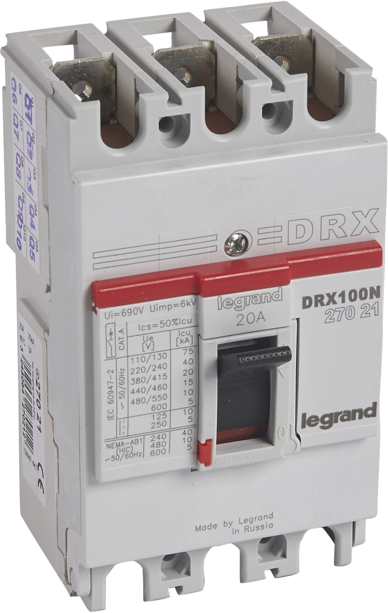 DRX125 MT 20A 3П 20KA DRX125 MT 20A 3П 20KA