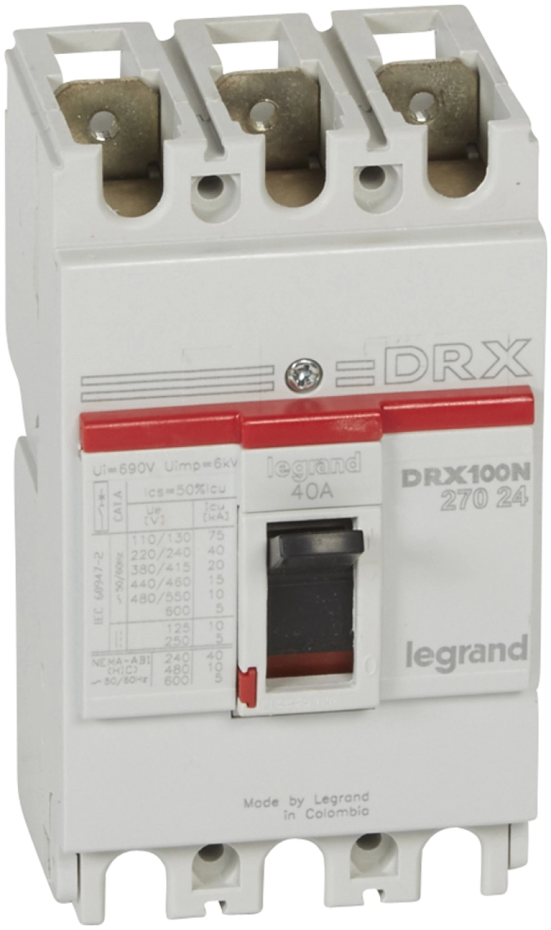 DRX125 MT 40A 3П 20KA DRX125 MT 40A 3П 20KA