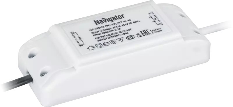 Драйвер Navigator 61 547 ND-P40-1000mA-IP40 Драйвер Navigator 61 547 ND-P40-1000mA-IP40