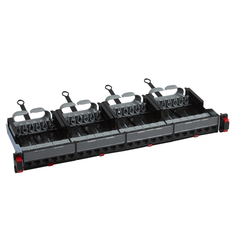 Патч-панель укомплектованная - 19'' - 1U - категория 5е - UTP - 24 x RJ 45 Патч-панель укомплектованная - 19'' - 1U - категория 5е - UTP - 24 x RJ 45
