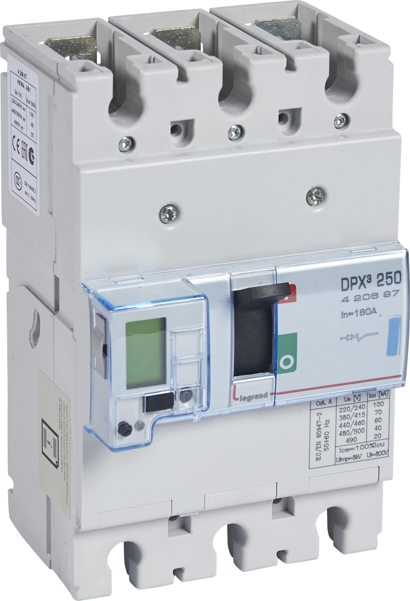 DPX3 электр 160A 70kA 3P DPX3 электр 160A 70kA 3P