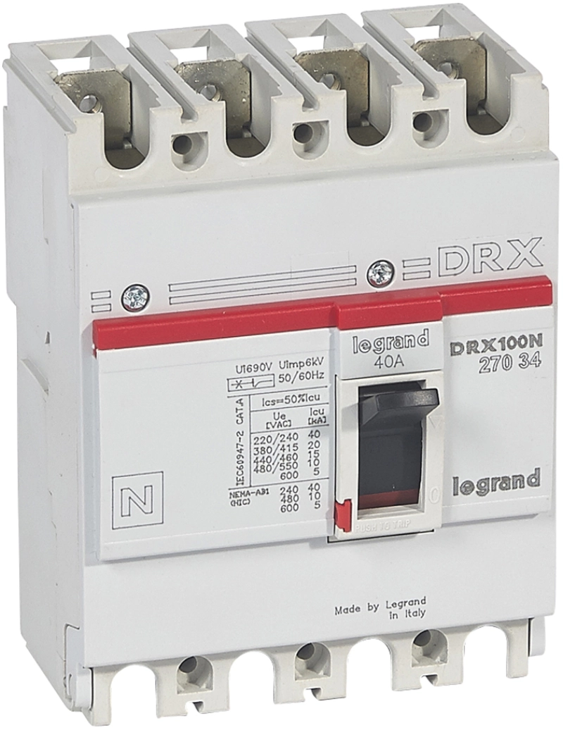 DRX125 MT 40A 4П 20KA DRX125 MT 40A 4П 20KA