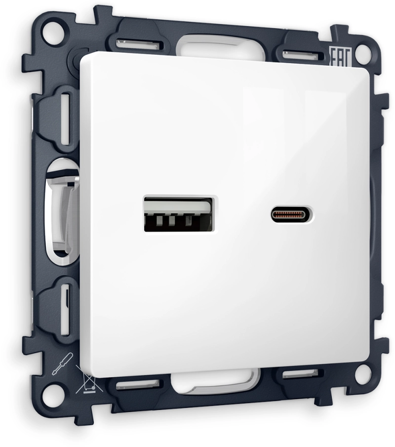   USB Ambrella Volt, USB A+C 20W 3000mA, 3A ( )