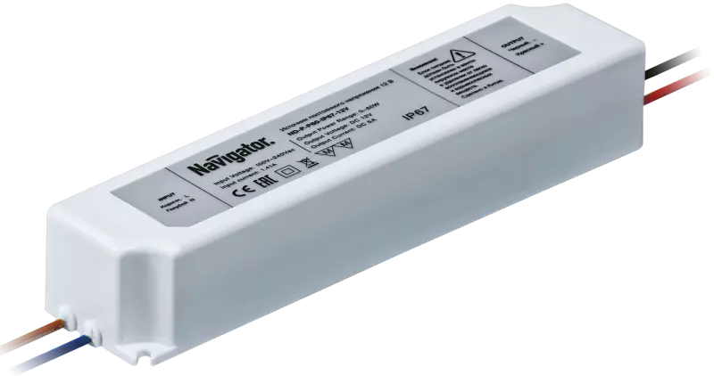 Драйвер Navigator 71 497 ND-P-P60-IP67-12V Драйвер Navigator 71 497 ND-P-P60-IP67-12V
