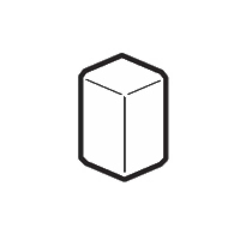 Заглушка 24x14 мм (белый) Заглушка 24x14 мм (белый)