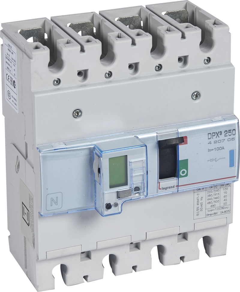 DPX3 электр 100A 70kA 4P DPX3 электр 100A 70kA 4P