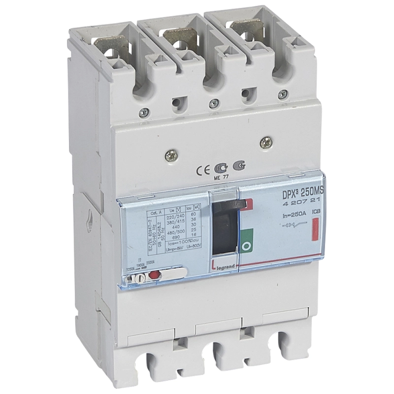 DPX? 250ER - МОТОР 3P 250A 36kA DPX? 250ER - МОТОР 3P 250A 36kA