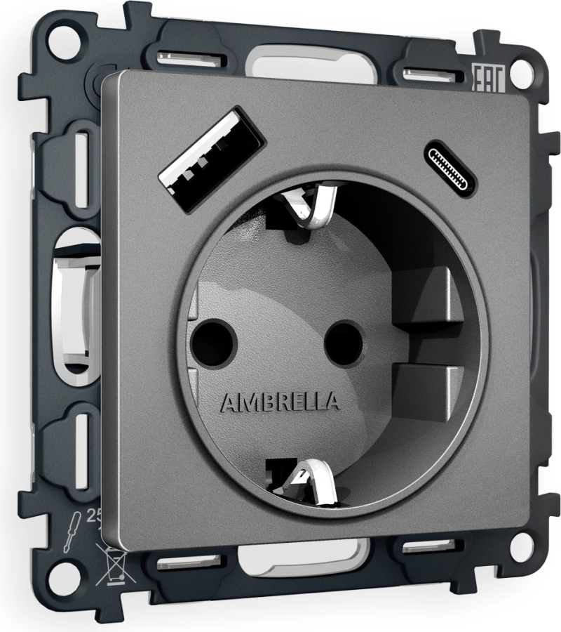     ALFA MA660010   2USB A+C 20W 3000mA ( ) 180-220V/50Hz (5V3A, 9V2.22A, 12V1.66A)     16A-250V 50Hz 2P+E QUANT (AP6600, VM160)