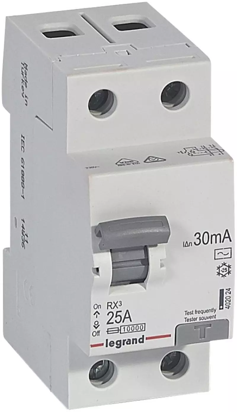    (/) Legrand RX3 - 1P+N - 25A - AC-S - 30mA