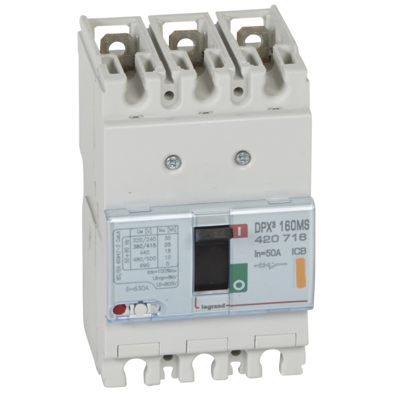DPX? 250ER - МОТОР 3P 50A 25kA DPX? 250ER - МОТОР 3P 50A 25kA