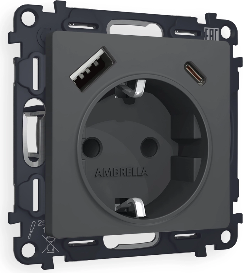     ALFA MA910010    2USB A+C 20W 3000mA ( ) 180-220V/50Hz (5V3A, 9V2.22A, 12V1.66A)     16A-250V 50Hz 2P+E QUANT (AP9100, VM160)