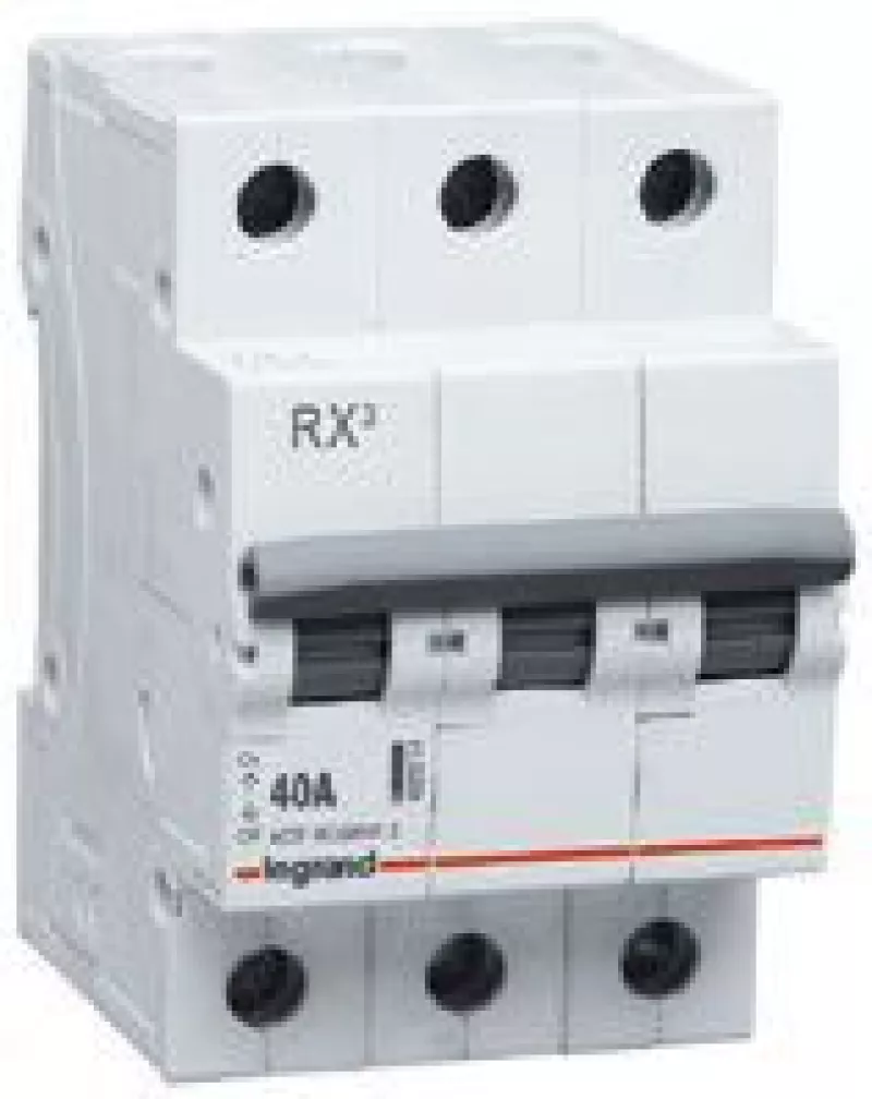 Автоматический выключатель Legrand RX3 - 3P - 63A - C - 4.5kA - 3M - 400В Автоматический выключатель Legrand RX3 - 3P - 63A - C - 4.5kA - 3M - 400В