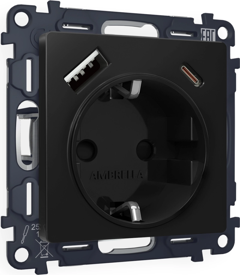     ALFA MA810010   2USB A+C 20W 3000mA ( ) 180-220V/50Hz (5V3A, 9V2.22A, 12V1.66A)     16A-250V 50Hz 2P+E QUANT (AP8100, VM160)