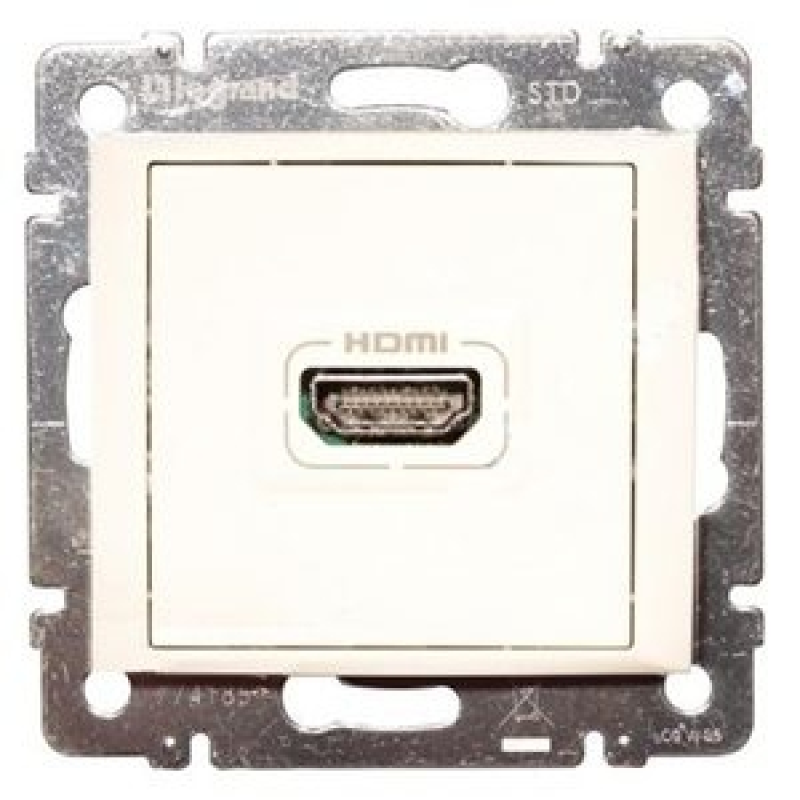 Розетка HDMI Legrand Valena (белая) Розетка HDMI Legrand Valena (белая)