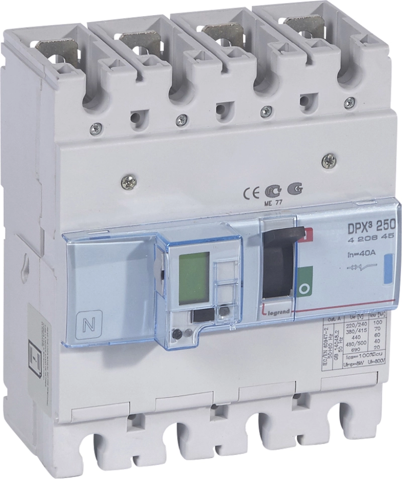 DPX3 электр 40A 70kA 4P DPX3 электр 40A 70kA 4P