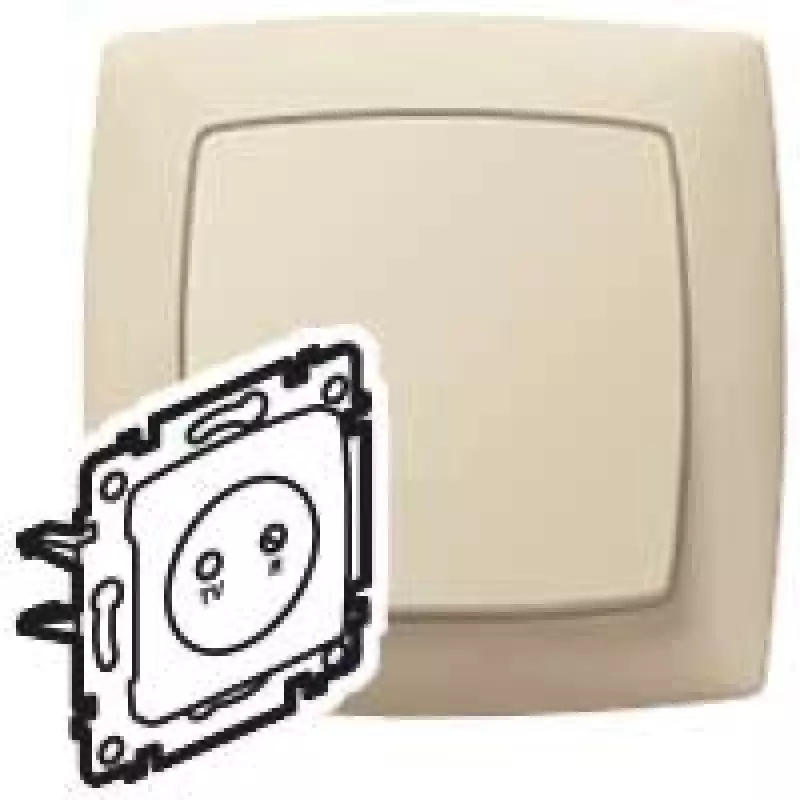 Розетка Suno TV-FM 862MHz проходная (слоновая кость) Розетка Suno TV-FM 862MHz проходная (слоновая кость)
