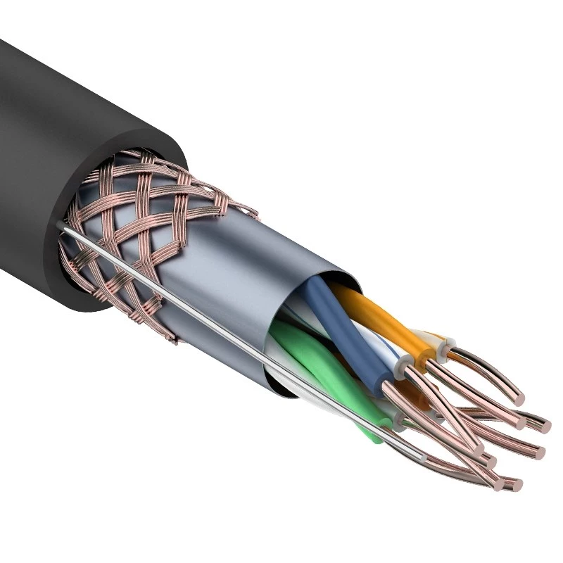 Кабель SFTP 4PR 24AWG CAT5e 305м OUTDOOR REXANT Кабель SFTP 4PR 24AWG CAT5e 305м OUTDOOR REXANT