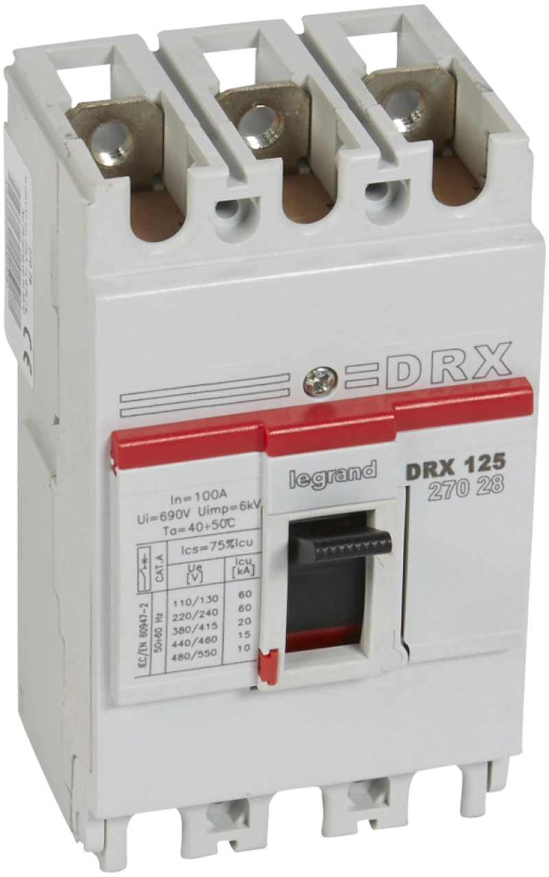 DRX125 MT 100A 3П 20KA DRX125 MT 100A 3П 20KA