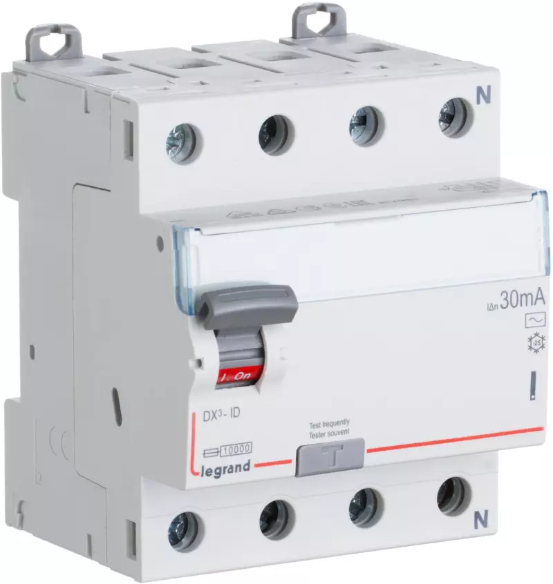 Устройство защитного отключения (УЗО/ВДТ) Legrand DX3 - 4P - 80A - AC - 100mA Устройство защитного отключения (УЗО/ВДТ) Legrand DX3 - 4P - 80A - AC - 100mA