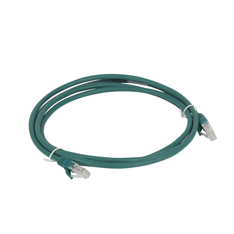 Шнур коммутационный RJ 45 - категория 6a - U/UTP - LSZH - неэкранированный - 2 м - зеленый Шнур коммутационный RJ 45 - категория 6a - U/UTP - LSZH - неэкранированный - 2 м - зеленый