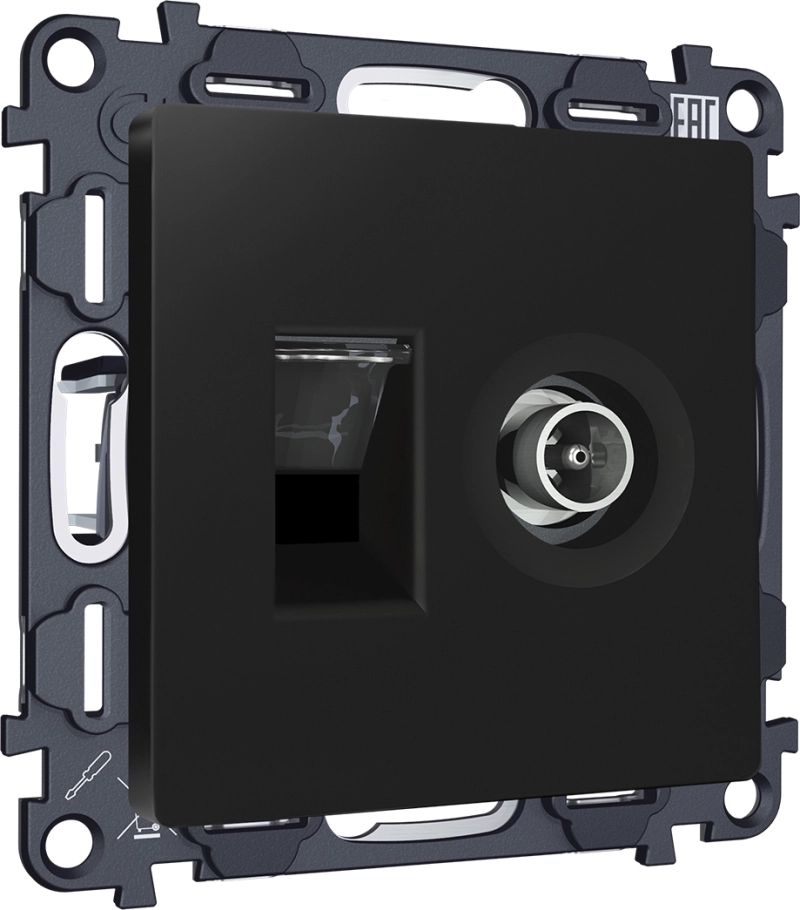  TV  +  RJ-45 CAT6 Ambrella ALFA (׸ )