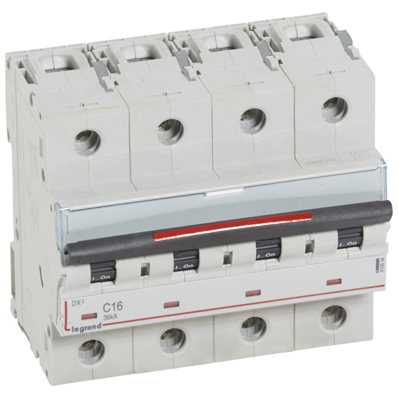 Автоматический выключатель Legrand DX3 - 3P+N - 16A - C - 36kA - 6M - 400В Автоматический выключатель Legrand DX3 - 3P+N - 16A - C - 36kA - 6M - 400В