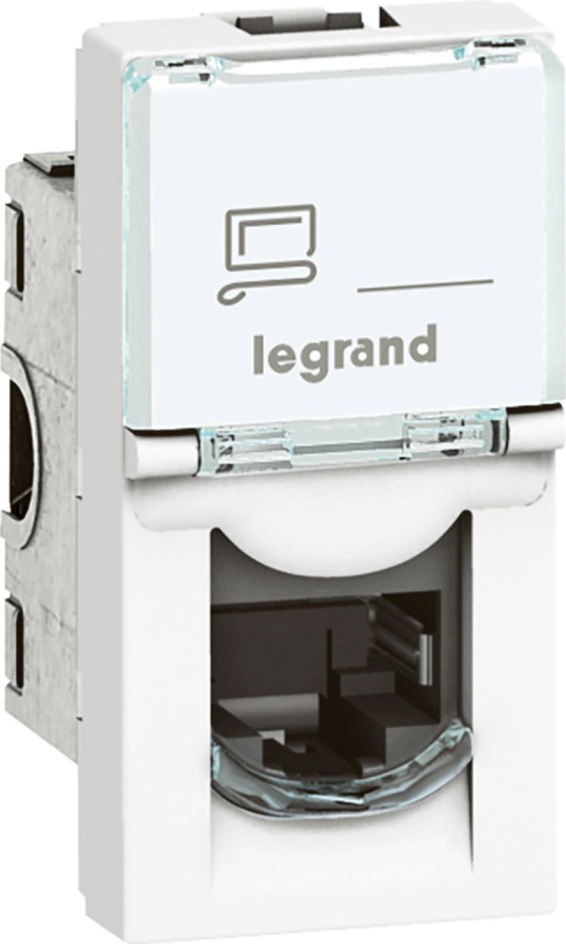 Розетка компьютерная Mosaic RJ45 (Кат.5е FTP) 1 модуль Розетка компьютерная Mosaic RJ45 (Кат.5е FTP) 1 модуль
