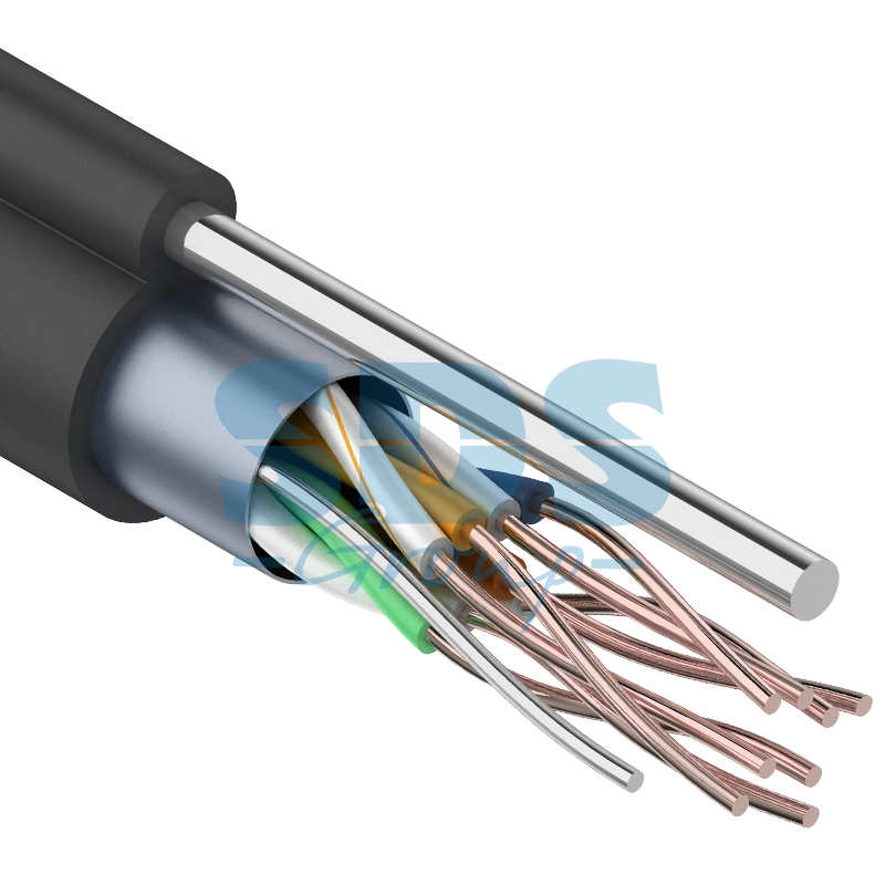 Кабель FTP 4PR 24AWG CAT5e 305м OUTDOOR + ТРОС*1 PROCONNECT Кабель FTP 4PR 24AWG CAT5e 305м OUTDOOR + ТРОС*1 PROCONNECT