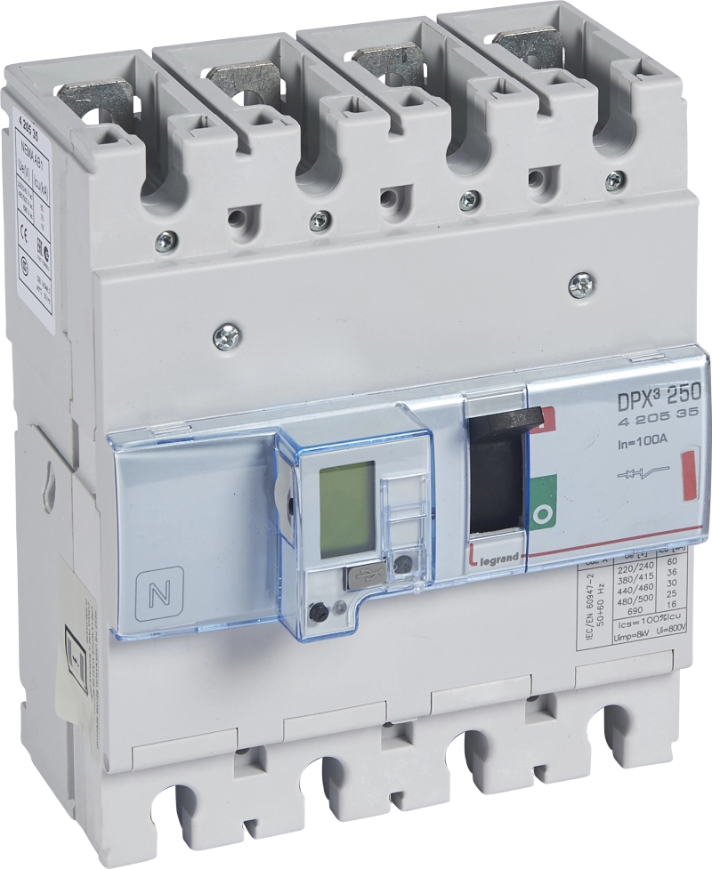 DPX3 электр 100A 36kA 4P DPX3 электр 100A 36kA 4P