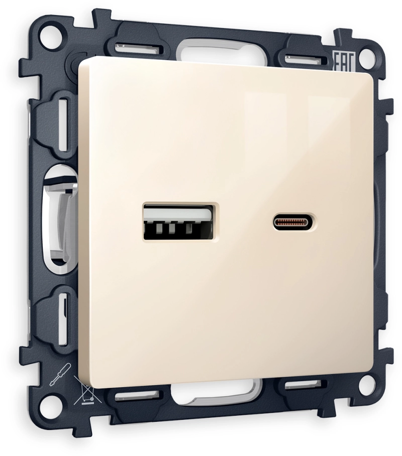   USB Ambrella Volt, USB A+C 20W 3000mA, 3A ( )